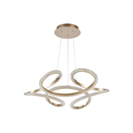 Searchlight - Lámpara colgante LED regulable sobre cable DOODLE LED/40W/230V latón