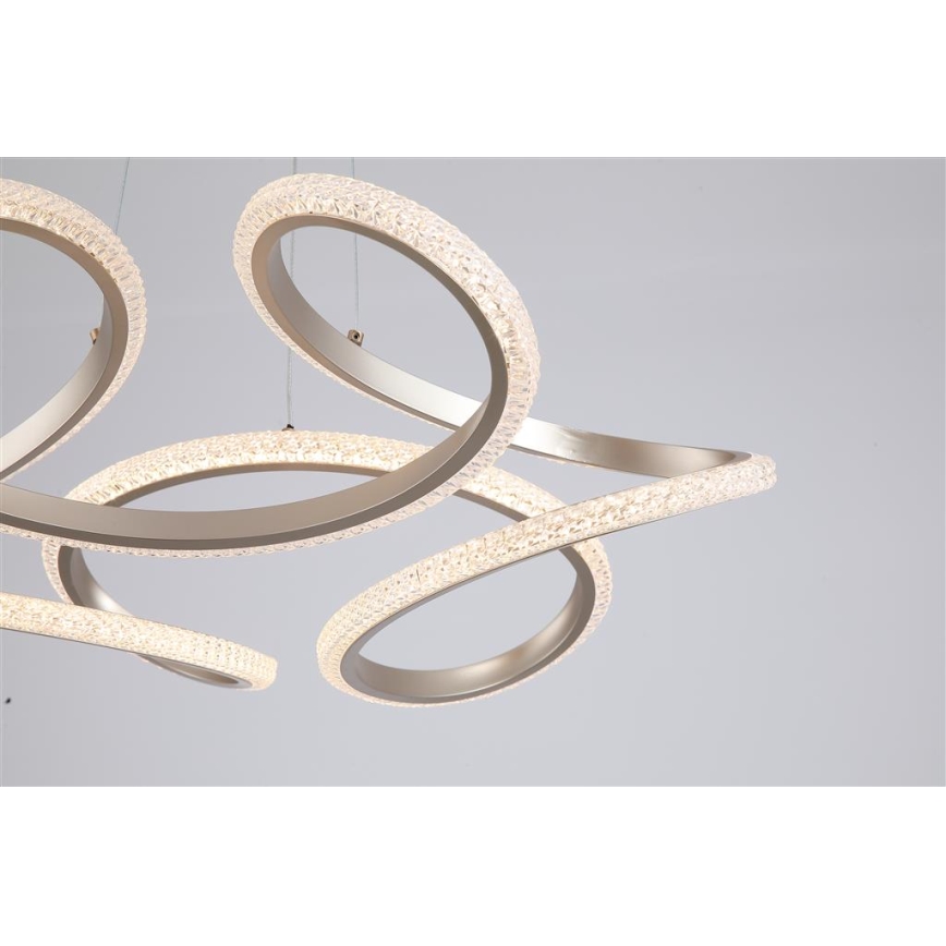 Searchlight - Lámpara colgante LED regulable sobre cable DOODLE LED/40W/230V latón