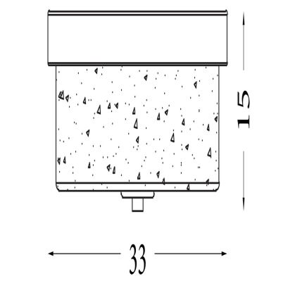 Searchlight - Lámpara de techo para baño PRESTON 2xE27/60W/230V IP44 Ø 33 cm color plata
