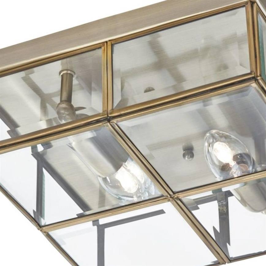 Searchlight 6769-26AB - Plafón FLUSH 2xE14/40W/230V cobre