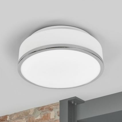 Searchlight - Plafón de baño DISC 2xE27/60W/230V IP44