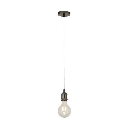 Searchlight - Lámpara colgante con cable SUSPENSION 1xE27/60W/230V antracita