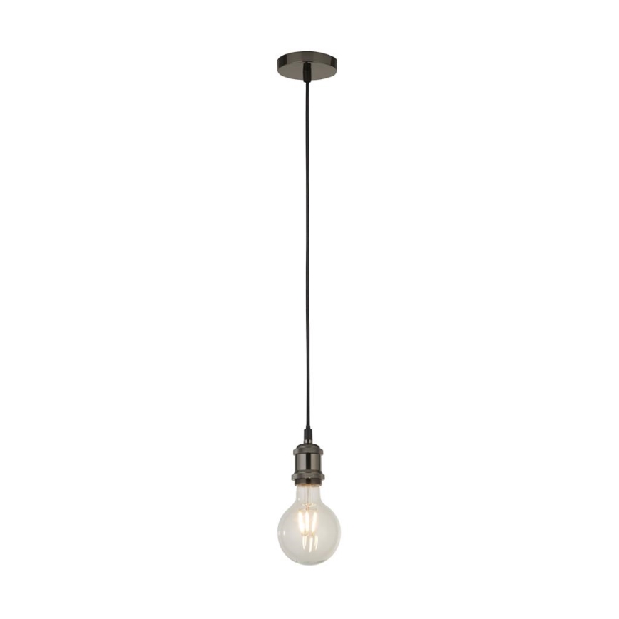 Searchlight - Lámpara colgante con cable SUSPENSION 1xE27/60W/230V antracita