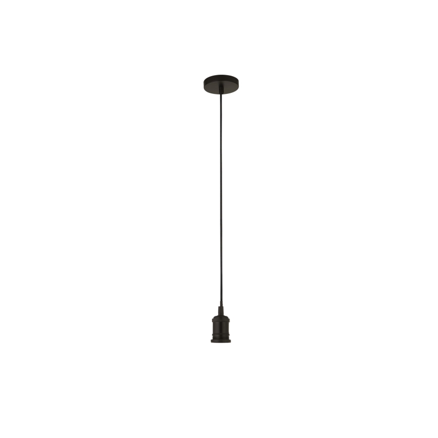 Searchlight - Lámpara colgante con cable SUSPENSION 1xE27/60W/230V negra