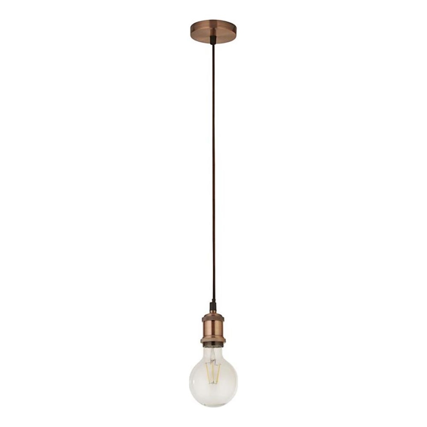 Searchlight - Lámpara de suspensión con cable SUSPENSION 1xE27/60W/230V acabado cobre