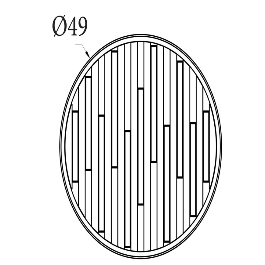 Searchlight - Lámpara de techo LED regulable EQUALISE LED/33W/230V