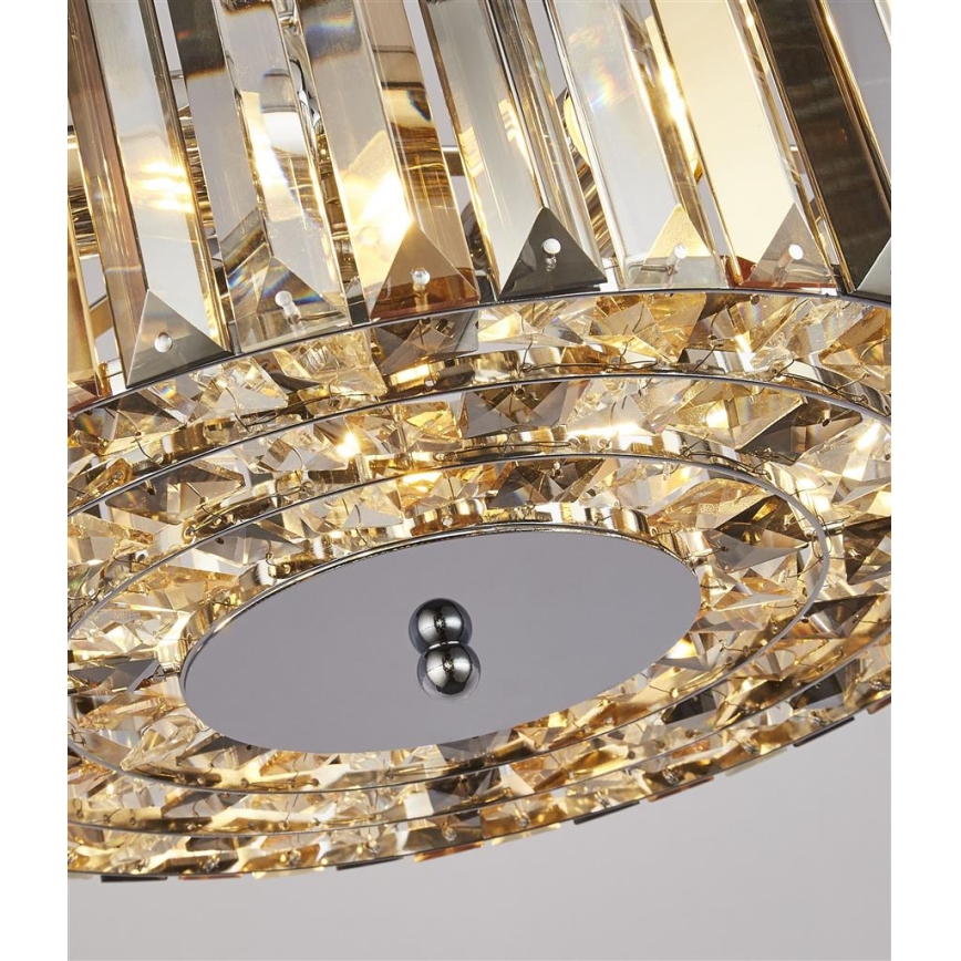 Searchlight - Lámpara colgante con cadena CHAPEAU 3xE27/60W/230V