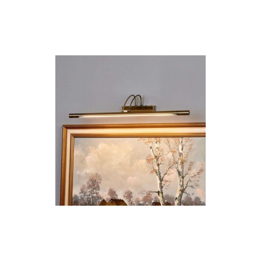 Searchlight - Lámpara LED de cuadro LED/14W/230V cobre