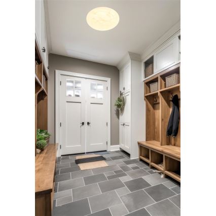 Searchlight - Luminaria de techo LED regulable CLOUDS LED/24W/230V 2700/3200/4000K diámetro 38,5 cm