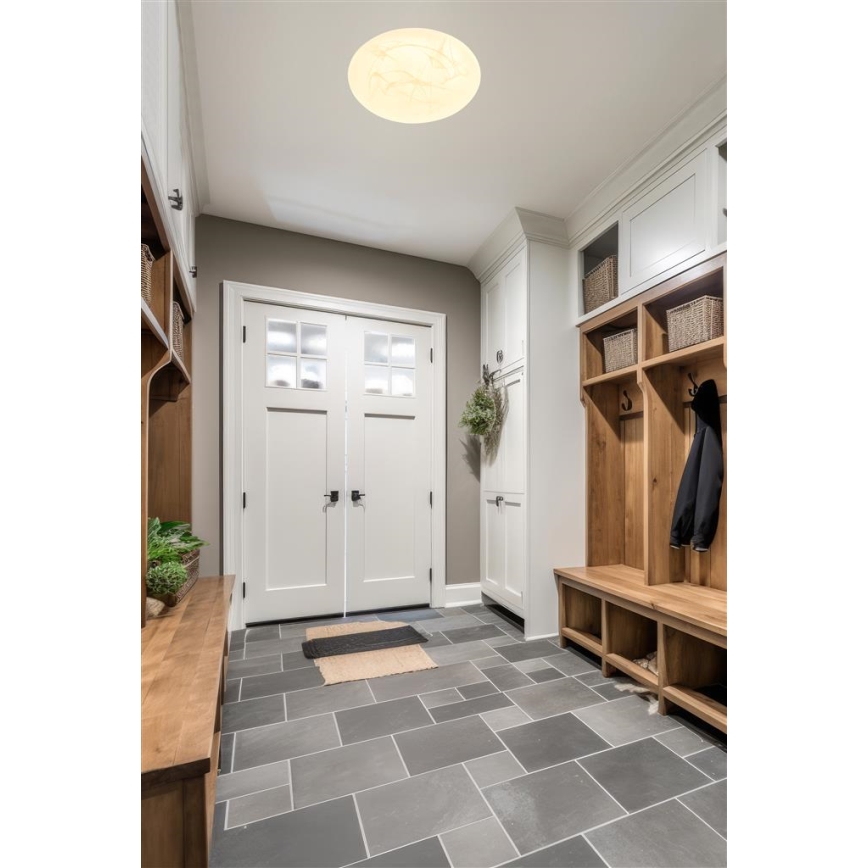 Searchlight - Luminaria de techo LED regulable CLOUDS LED/24W/230V 2700/3200/4000K diámetro 38,5 cm