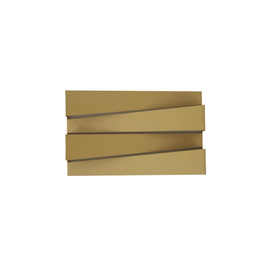 Searchlight - Aplique de pared LED SECTION LED/18W/230V dorado