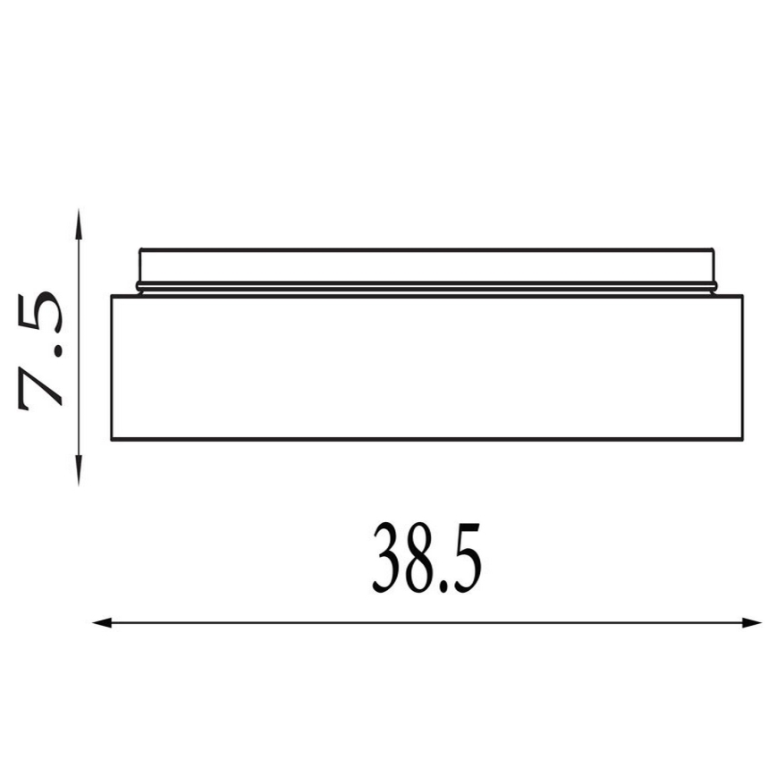 Searchlight - Lámpara de techo LED regulable POLKA LED/24W/230V + LED/6W Ø 38,5 cm marrón