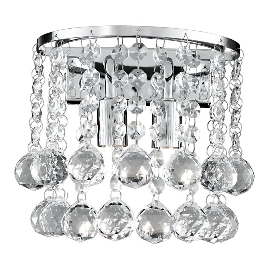 Searchlight - Aplique de cristal HANNA 2xG9/33W/230V