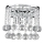 Searchlight - Aplique de cristal HANNA 2xG9/33W/230V