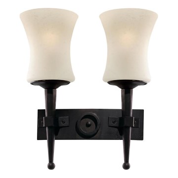 Searchlight - Aplique de pared CARTWHEEL 2xE27/60W/230V