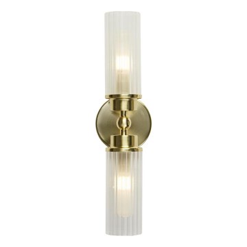 Searchlight - Aplique de pared IMPERIAL 2xG9/33W/230V latón