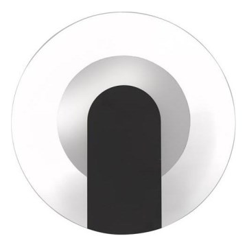 Searchlight - Aplique de pared LED TARGET LED/7W/230V, negro