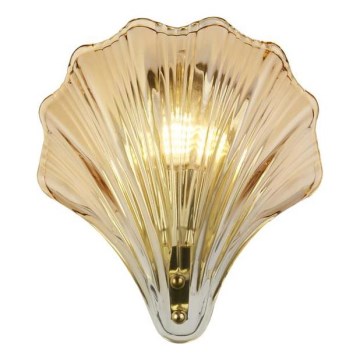 Searchlight - Aplique de pared SHELL 1xG9/7W/230V acabado ahumado