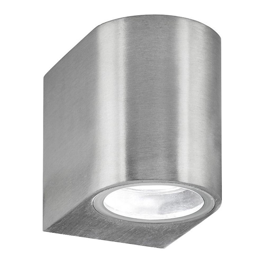 Searchlight - Aplique LED para exterior LEDO 1xGU10/3W/230V IP44 plata