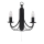 Searchlight - Aplique MAYPOLE 2xE14/60W/230V negro