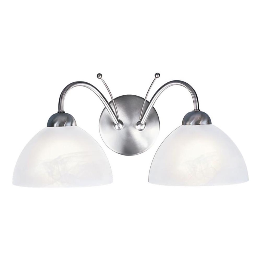 Searchlight - Aplique MILANESE 2xE14/60W/230V cromo mate