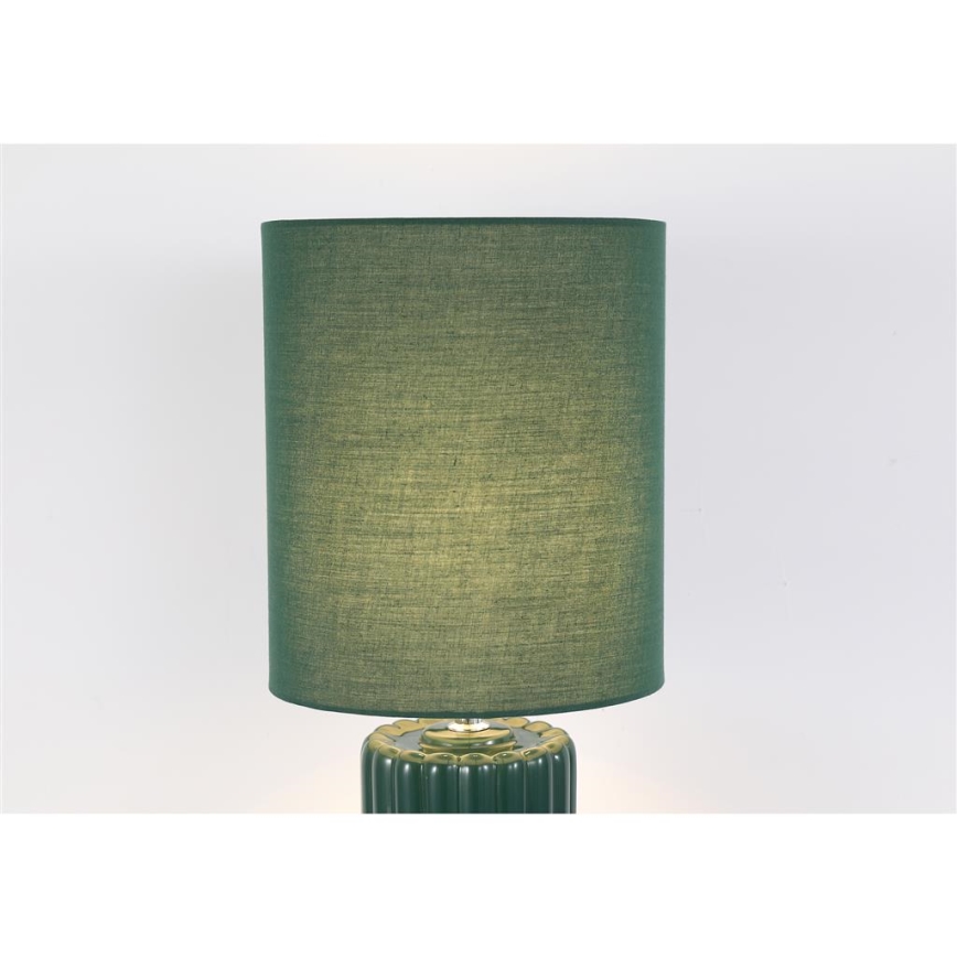 Searchlight - Lámpara de mesa GROOVE 1xE14/60W/230V verde