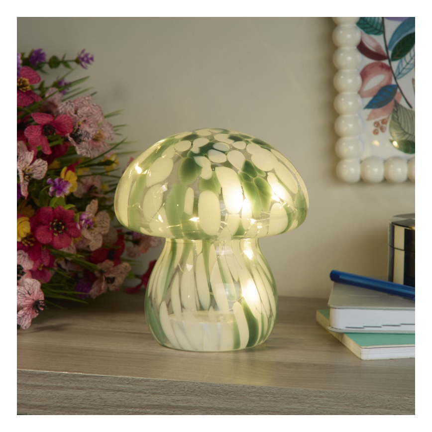 Searchlight - Lámpara de mesa LED AMELIA LED/0,2W/230V verde