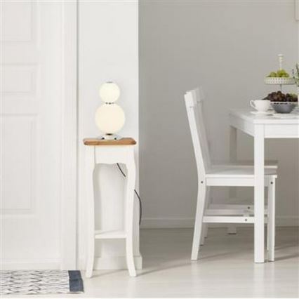 Searchlight - Lámpara de mesa LED SNOWBALL LED/15W/230V