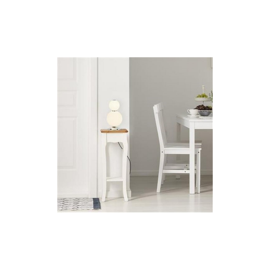 Searchlight - Lámpara de mesa LED SNOWBALL LED/15W/230V