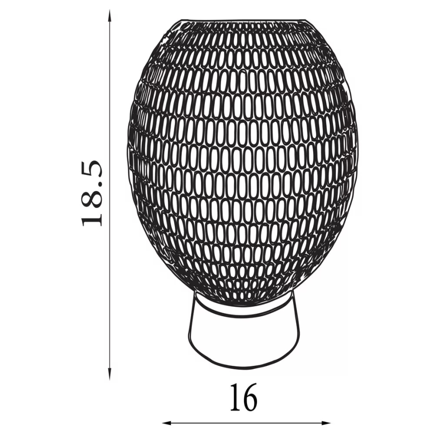 Searchlight - LED Lámpara de mesa MILA LED/0,6W/3xAAA marrón
