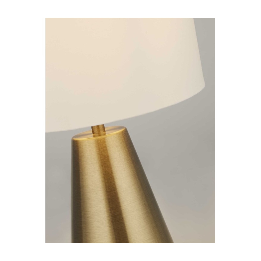 Searchlight - Lámpara de mesa 1xE14/25W/230V dorada