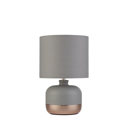 Searchlight - Lámpara de mesa 1xE14/7W/230V gris