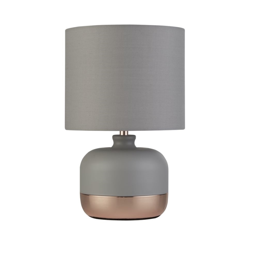 Searchlight - Lámpara de mesa 1xE14/7W/230V gris