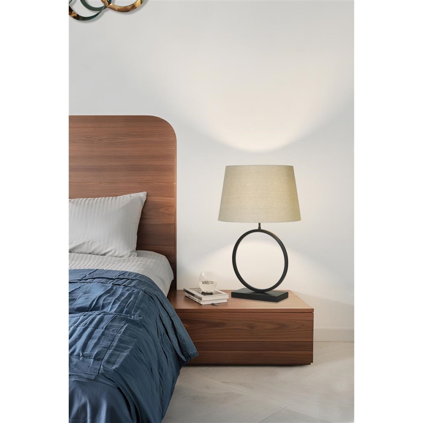 Searchlight - Lámpara de sobremesa ELEGANT 1xE27/60W/230V crema