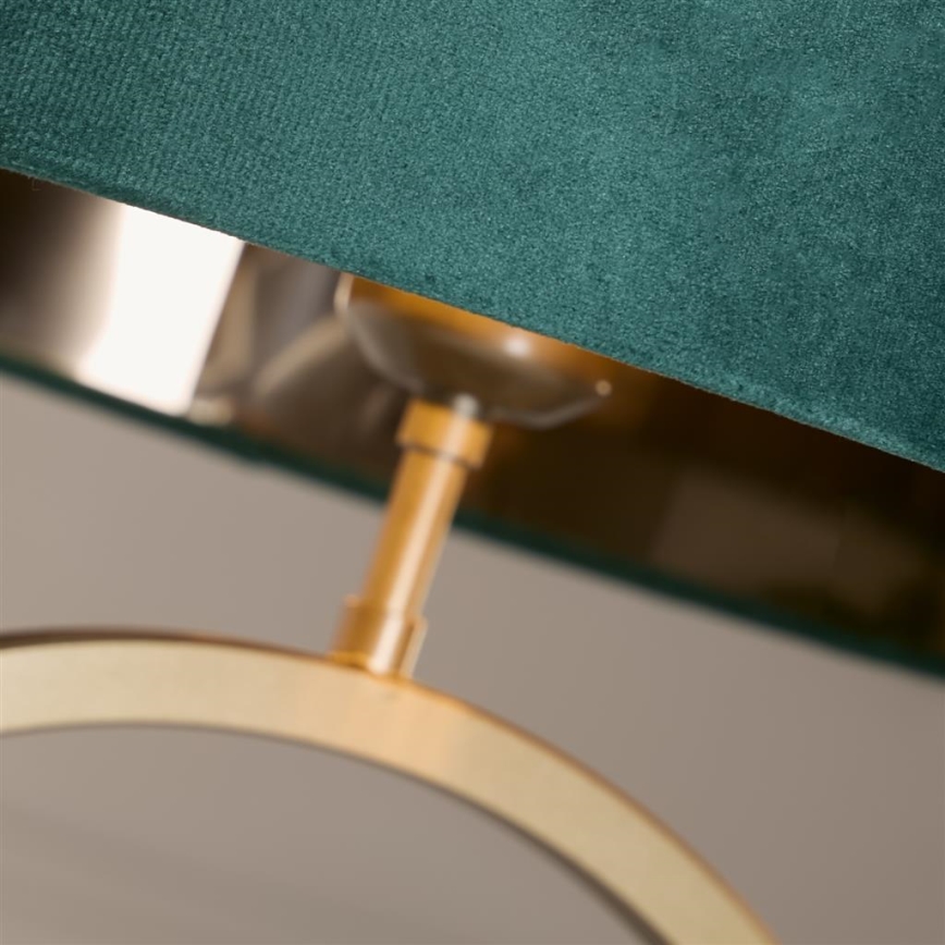 Searchlight - Lámpara de mesa ELEGANT 1xE27/60W/230V verde