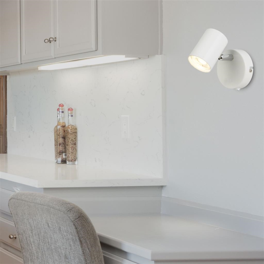 Searchlight - Foco LED de pared ROLLO 1xLED/4W/230V blanco
