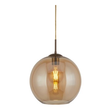 Searchlight - Lámpara colgante BALL 1xE27/60W/230V bronce
