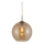 Searchlight - Lámpara colgante BALL 1xE27/60W/230V bronce