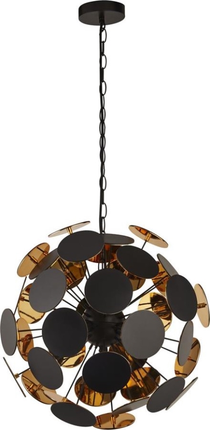 Searchlight - Lámpara colgante con cable DISCUS 4xE14/60W/230V