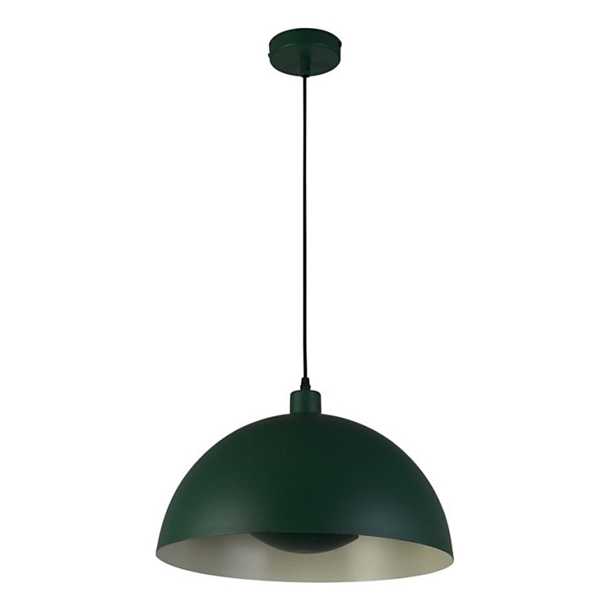 Searchlight - Lámpara colgante con cable MARS 1xE27/60W/230V Ø 25 cm verde