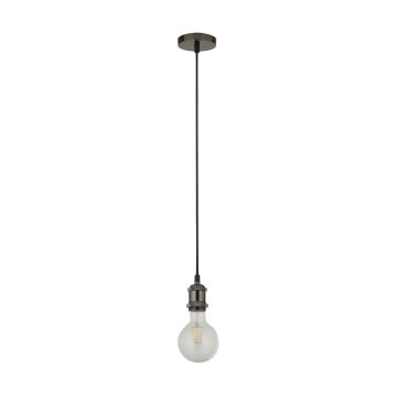 Searchlight - Lámpara colgante con cable SUSPENSION 1xE27/60W/230V antracita