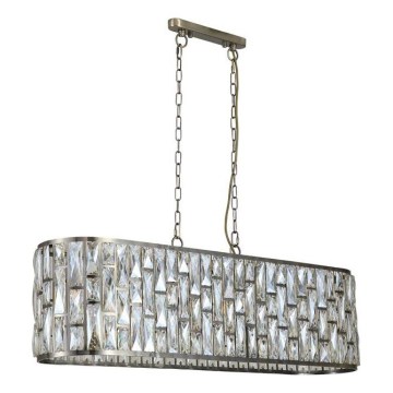 Searchlight - Lámpara colgante con cadena BIJOU 8xE14/40W/230V