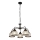 Searchlight - Lámpara colgante con cadena BISTRO 5xE27/60W/230V negro