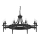 Searchlight - Lámpara colgante con cadena CARTWHEEL 8xE14/60W/230V negra