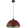 Searchlight - Lámpara colgante MARS con cable 1xE27/60W/230V, Ø 25 cm, color ladrillo