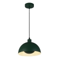 Searchlight - Lámpara colgante MARS con cable 1xE27/60W/230V Ø 40 cm verde
