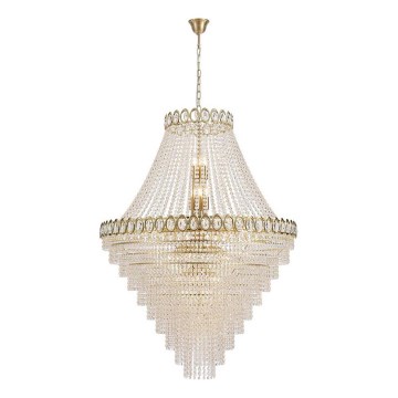 Searchlight - Lámpara de araña con cadena LOUIS PHILLIPE, 28 x E14 / 60 W / 230 V