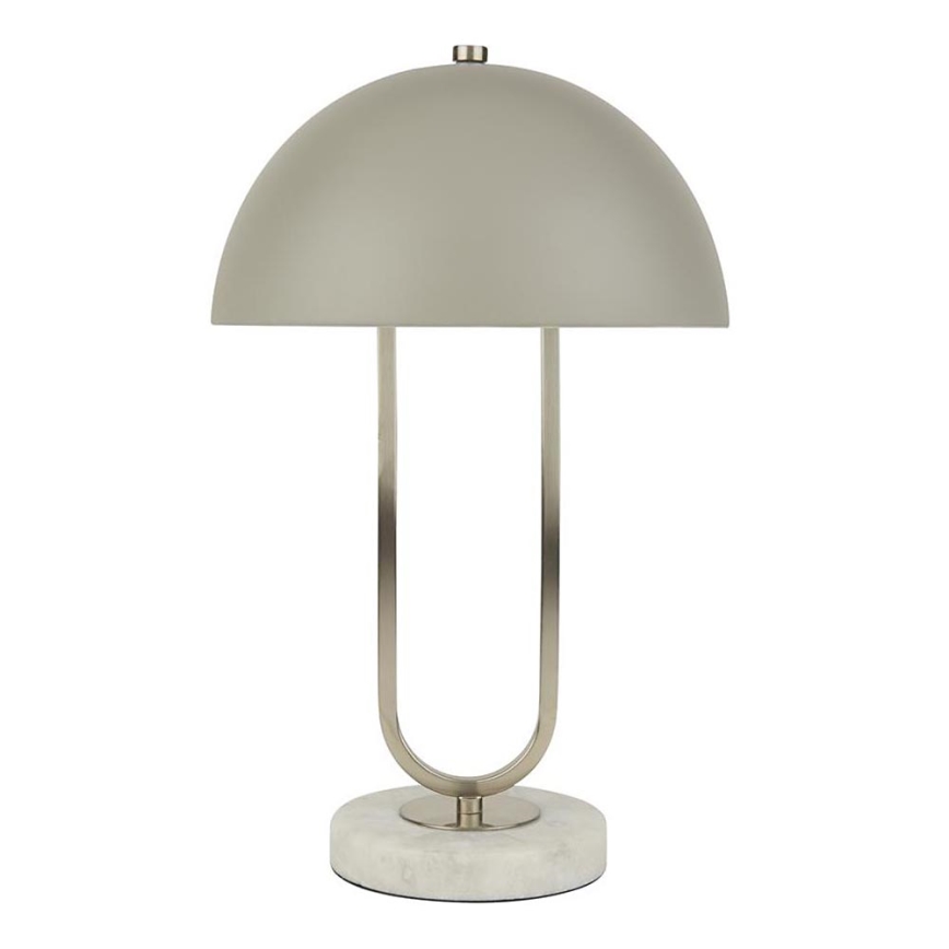 Searchlight - Lámpara de mesa DOME 1xG9/7W/230V plata