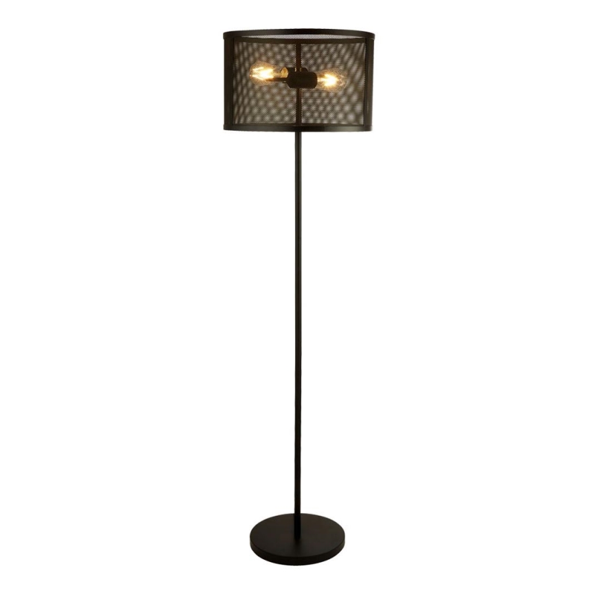 Searchlight - Lámpara de pie FISHNET 2xE27/60W/230V negro