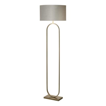 Searchlight - Lámpara de pie MODISH 1xE27/60W/230V gris